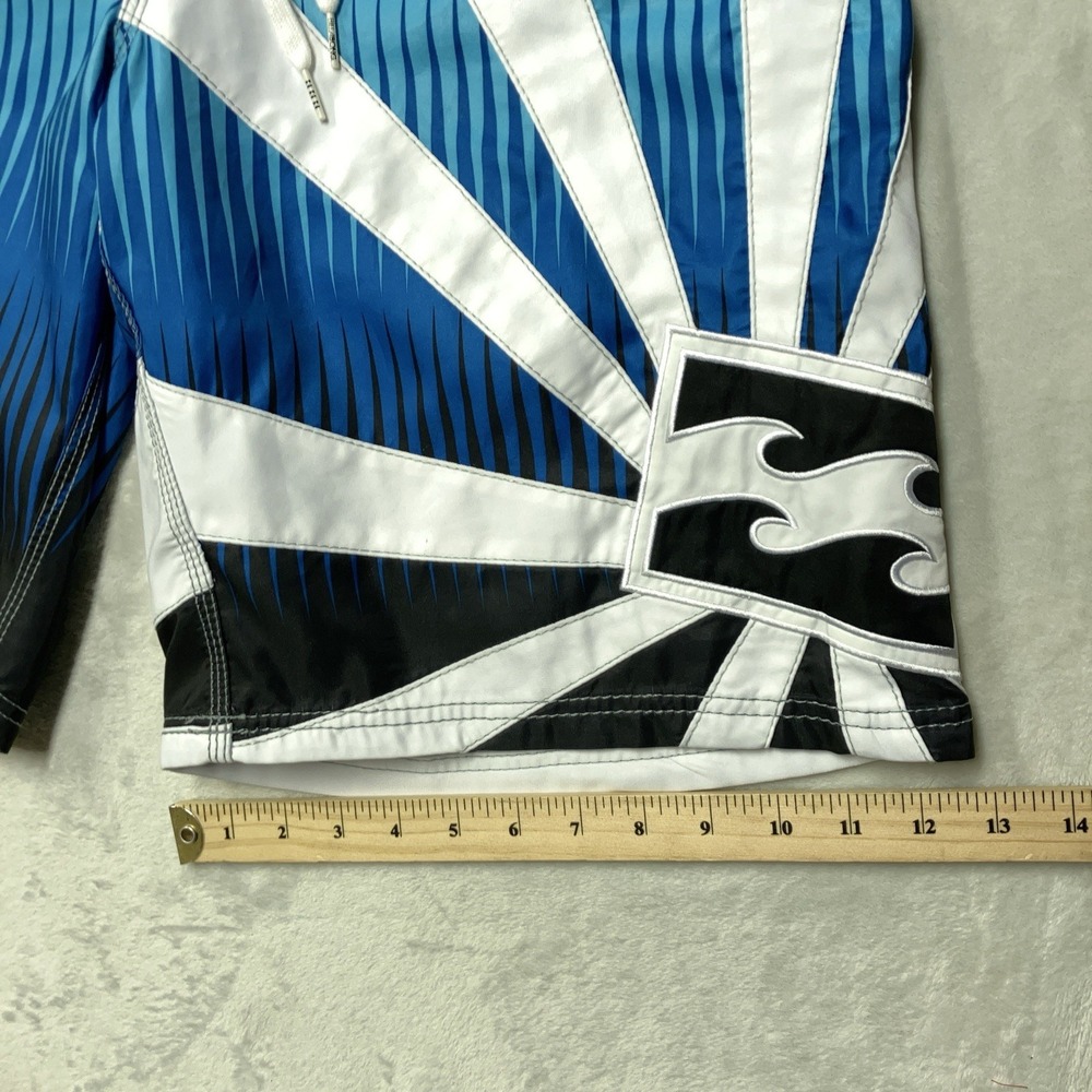 Billabong Board Rising Sun Board Shorts Andy Irons w/ BOTTLE OPENER Mens 34 - Picture 8 of 9